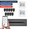 Pachet premium automatizare incalzire in pardoseala cu fir, control pe telefon, 9 circuite - 2 zone, ENGO