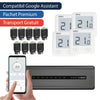 Pachet premium automatizare incalzire in pardoseala cu fir, control pe telefon, 9 circuite - 4 zone, ENGO