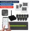 Pachet premium automatizare ZigBee fara fir cu control pe telefon, 9 circuite - 4 zone, ENGO