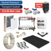 Pachet premium complet pentru incalzire in pardoseala PE-Xa, 60 mp
