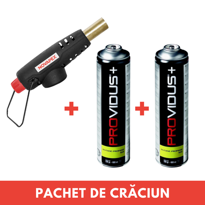 Pachet de Craciun pentru Profesionisti – Arzator NOVAPEX + 2 Butelii PROVIDUS