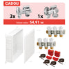 Pachet distributie apa rece si calda ITAP – 2 distribuitoare cu 3 cai + cutie + set de fixare + robineti Slovarm cadou