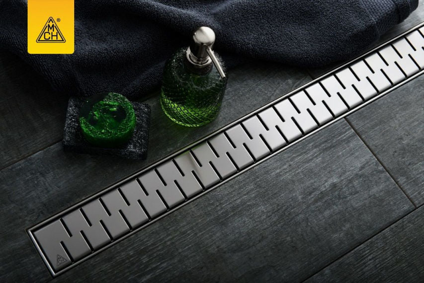 Rigola de interior MCH cu gratar de inox MEDIUM lucioasa, 950 mm